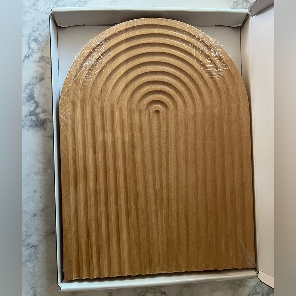 New Arch design tray wooden decorative servings tray cutting charcuterie board - Picture 9 of 13